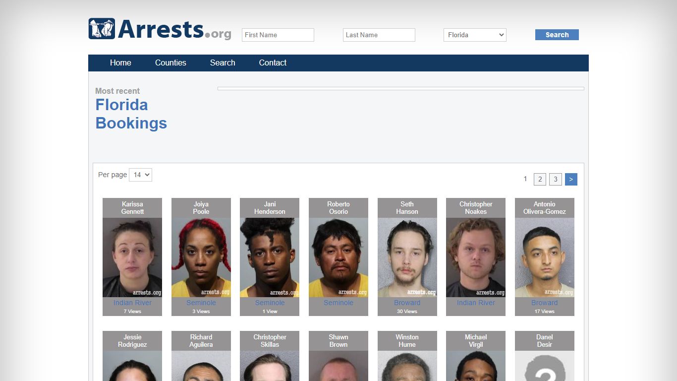 Florida Arrests and Inmate Search